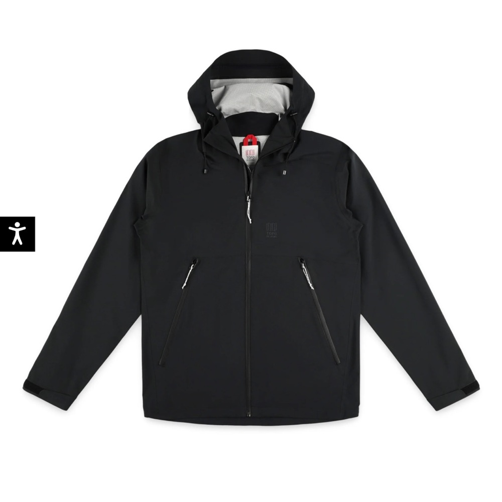 Topo Designs Black Raincoat